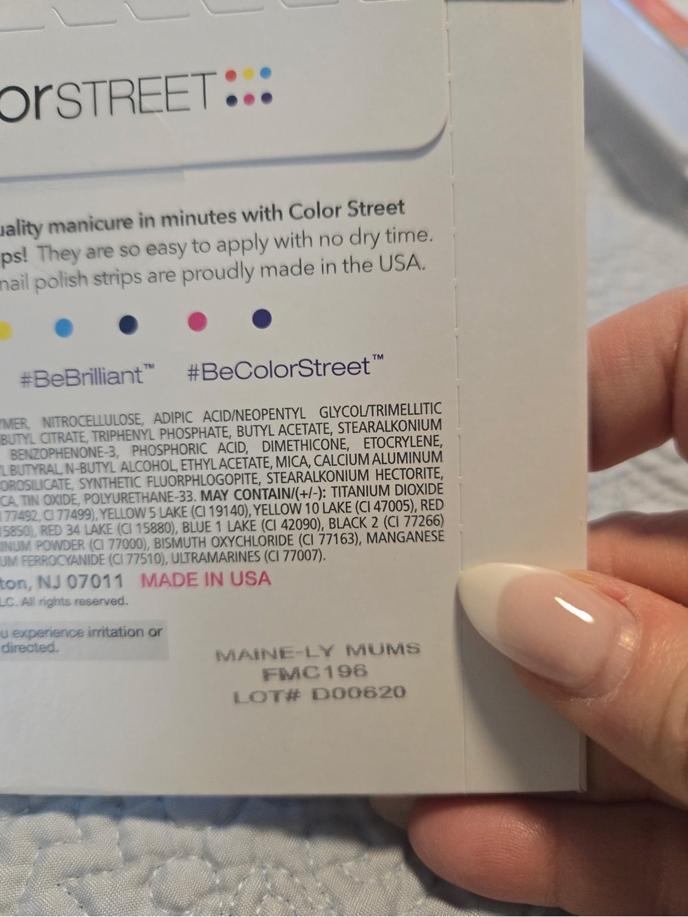 Color Street Soft Coral Pink Nail Strips - Picture 3 of 7